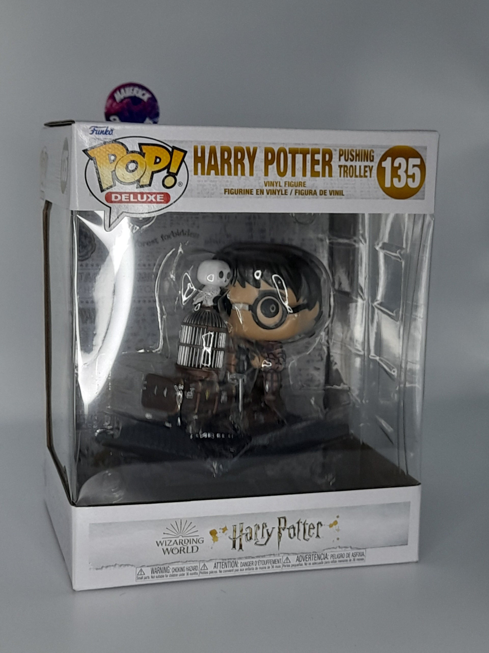 Funko POP Harry Potter 135 Harry Potter Pushing Trolley Deluxe